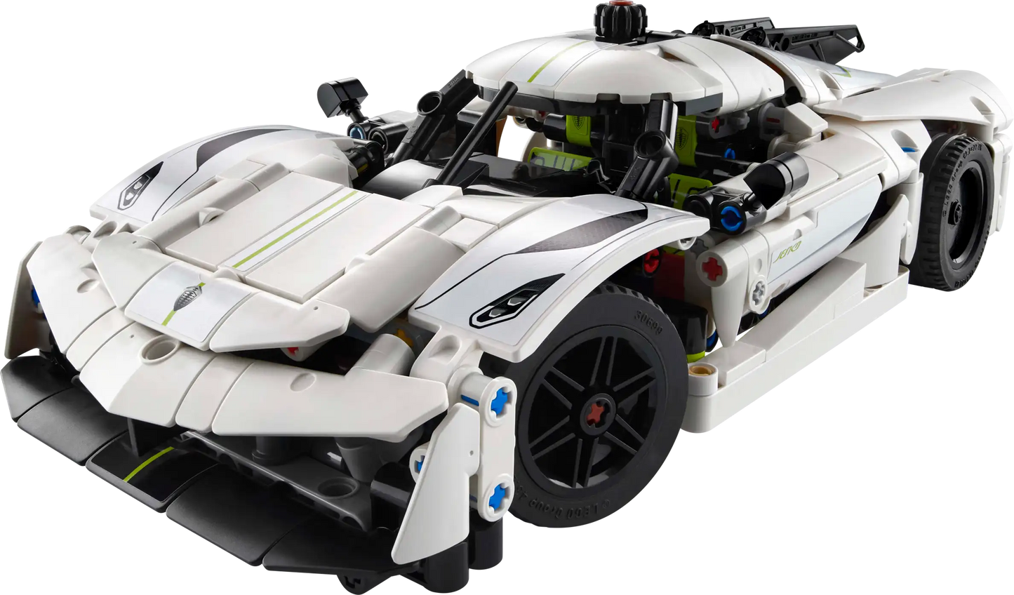 LEGO Technic Koenigsegg Jesko Absolut Supersportwagen in Weiß (42184)